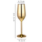 Stainless Steel Champagne Glass.