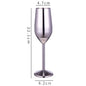 Stainless Steel Champagne Glass.